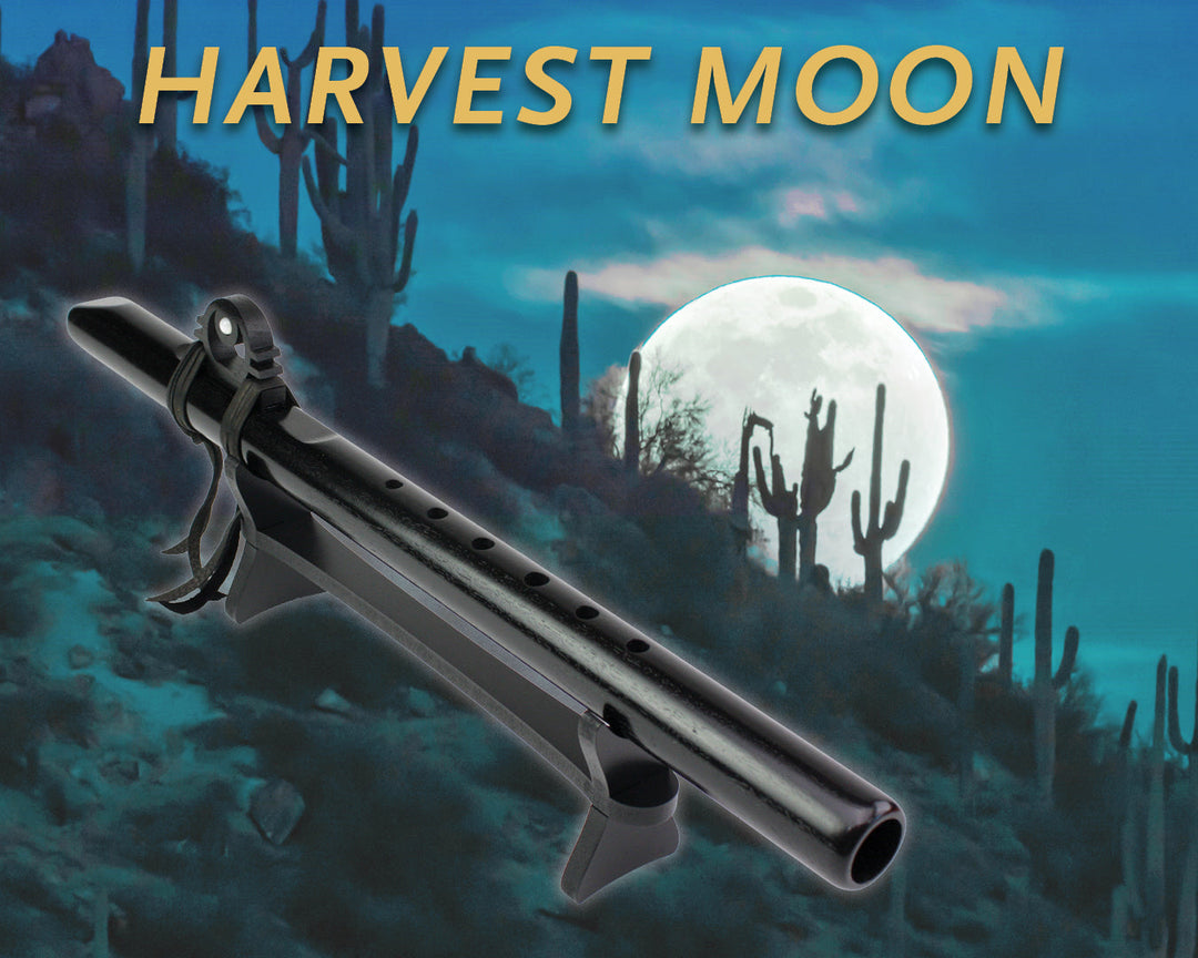 🌕 Celebrate the Harvest Moon with High Spirits Flutes  The Harvest Moon rises over A