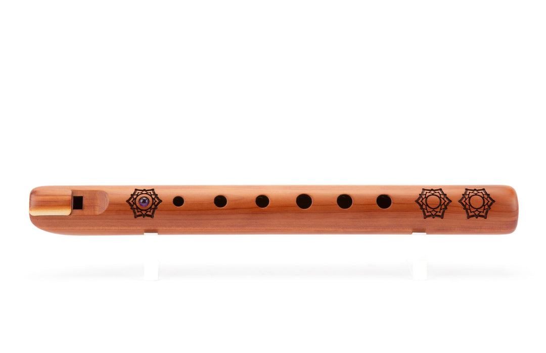 Crown Chakra Spirit Flute - tonalité de si aigu 