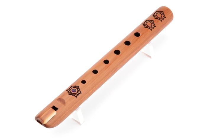 Crown Chakra Spirit Flute - tonalité de si aigu 