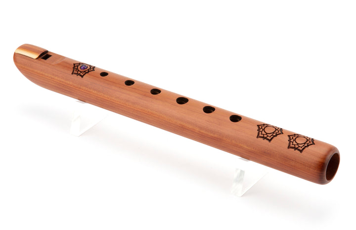 Crown Chakra Spirit Flute - tonalité de si aigu 