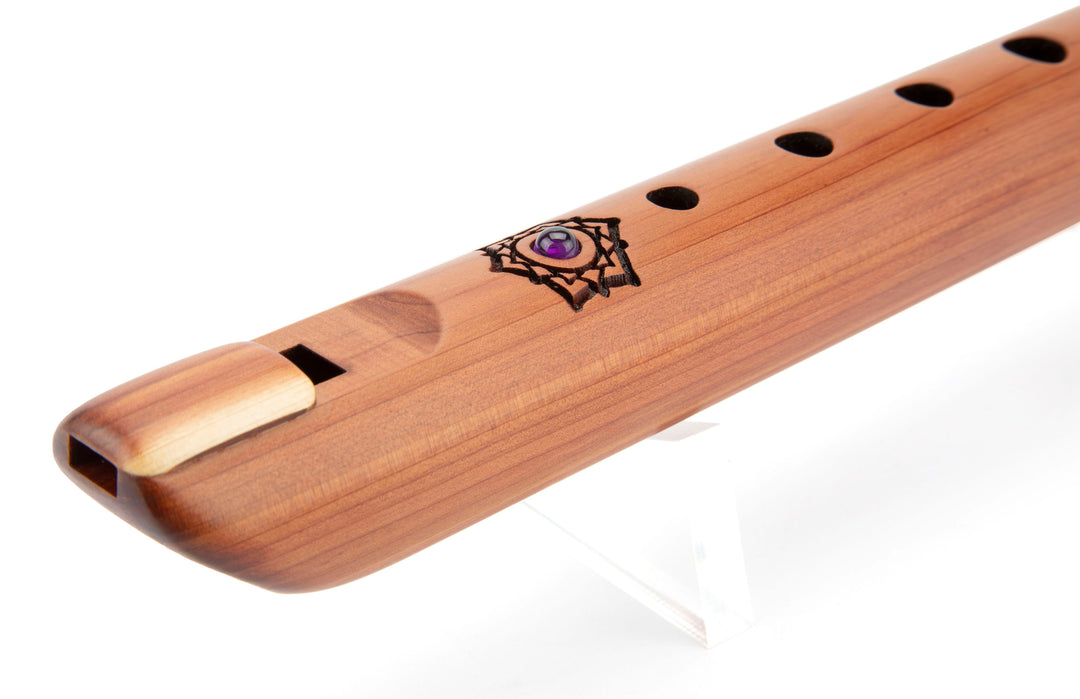 Crown Chakra Spirit Flute - tonalité de si aigu 
