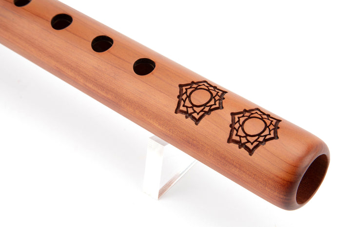 Crown Chakra Spirit Flute - tonalité de si aigu 