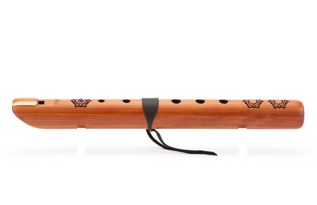 Crown Chakra Spirit Flute - tonalité de si aigu 