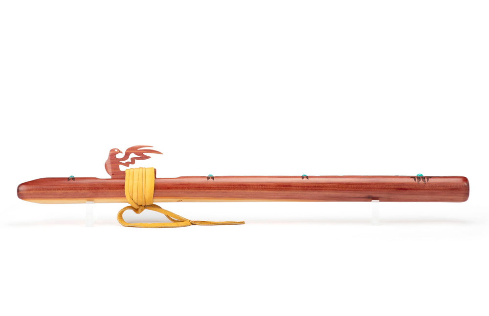 High Spirits Flutes Red Tail Hawk - G - Aromatic Cedar & Turquoise