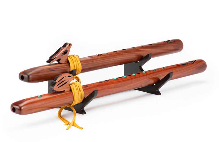 Two Flute Branch Stand - Black