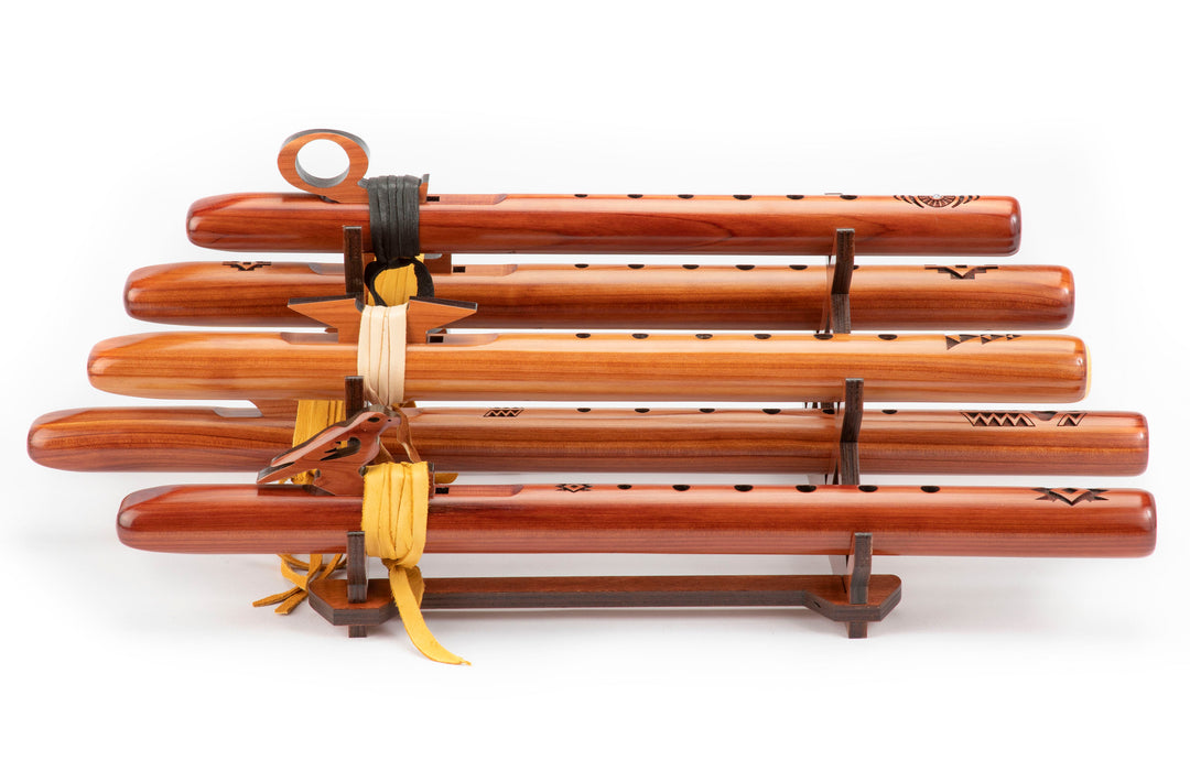 Mountain Flute Stand-Cognac