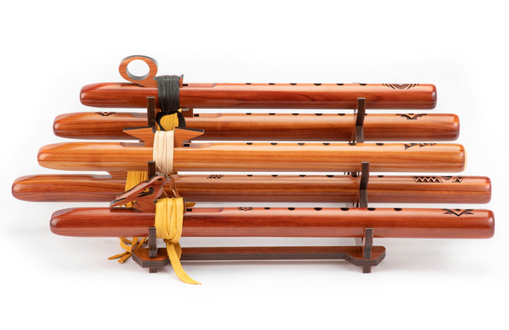 Mountain Flute Stand-Cognac