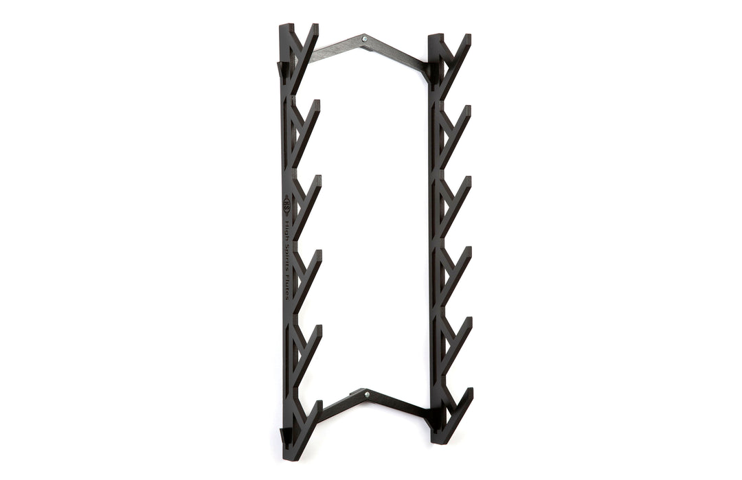 Six Flute Branch Wall Display: Black