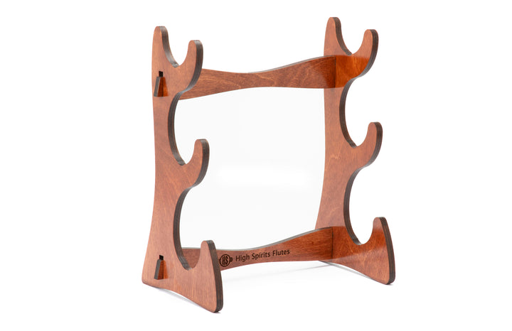 Triple Flute Eco Stand-Cognac