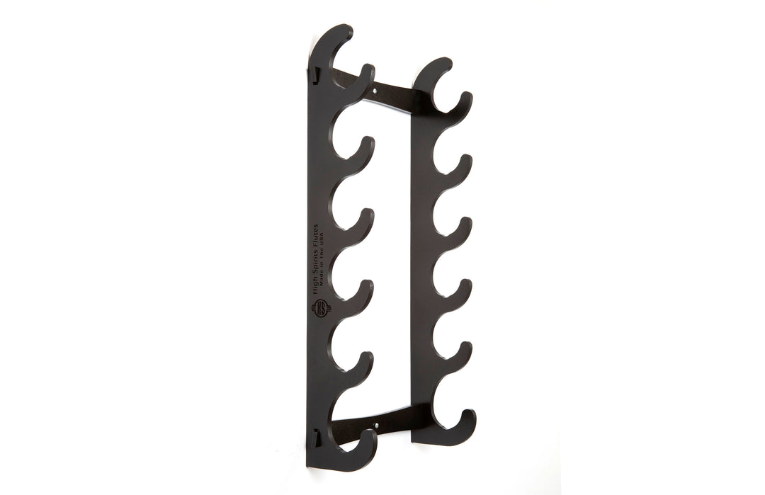Six Flute Eco Wall Display - Black