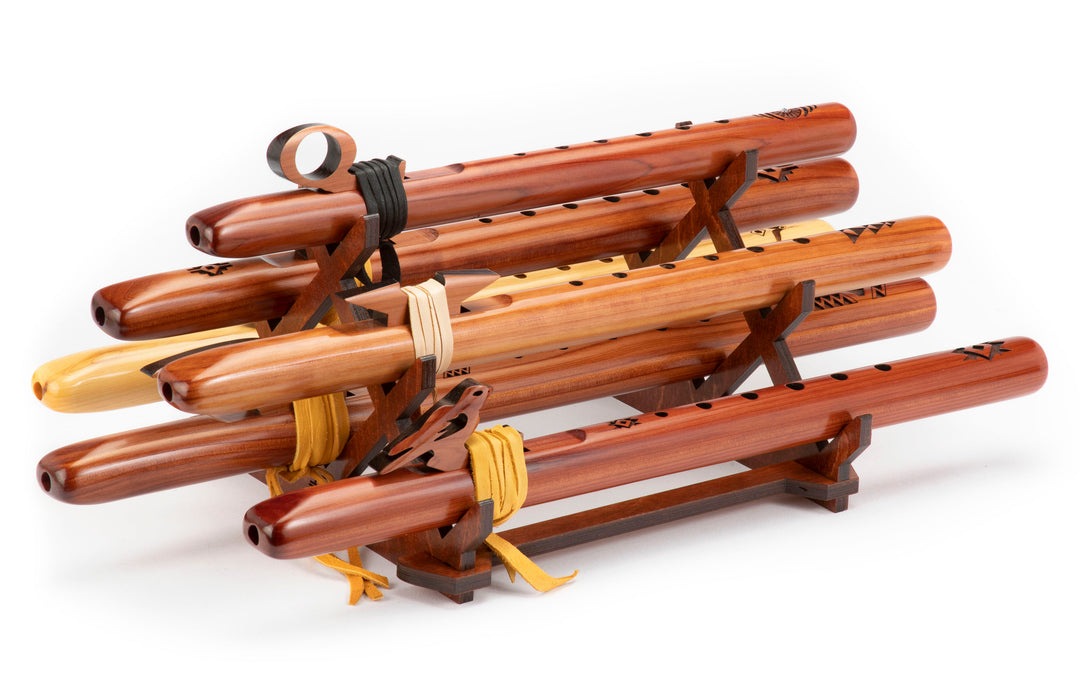 Mountain Flute Stand-Cognac