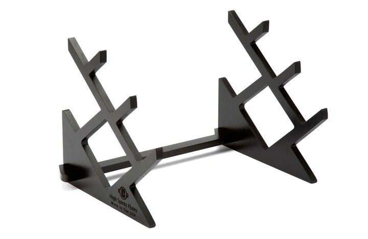 Multi Flute Elevated Stand - Black