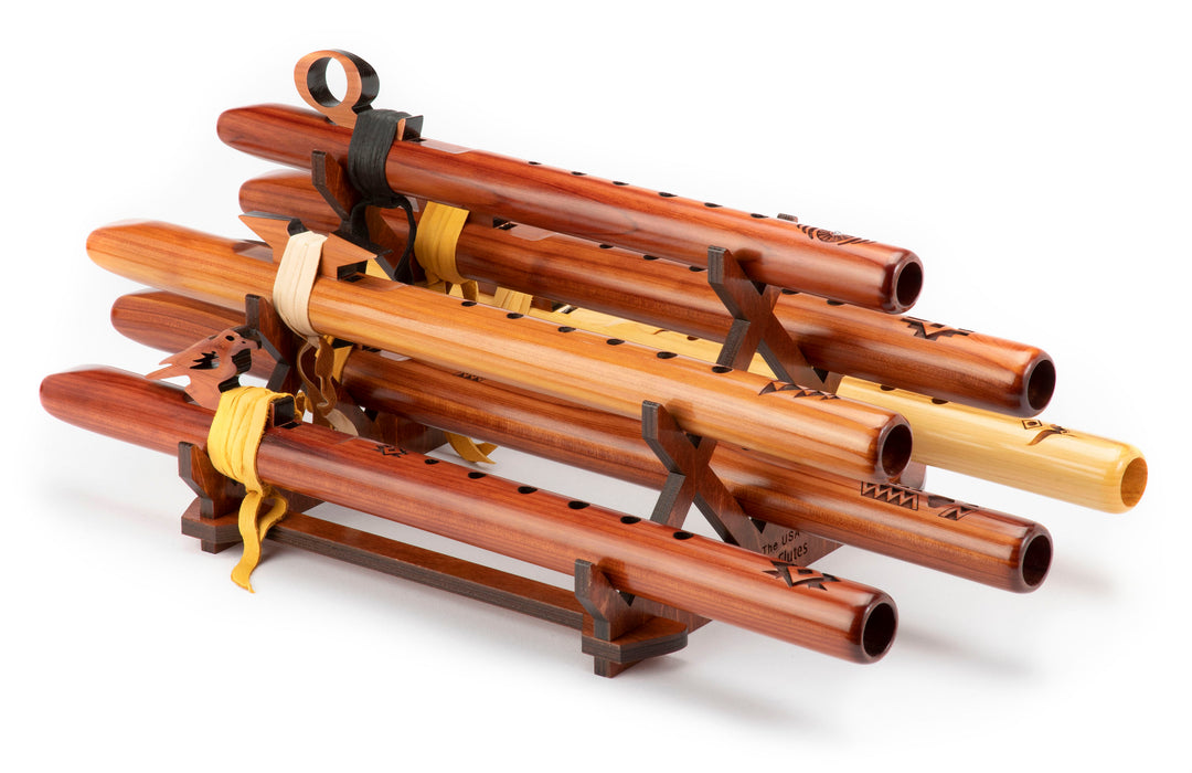 Mountain Flute Stand-Cognac