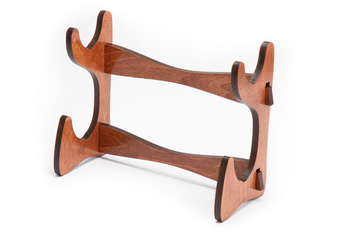 High Spirits Flutes Double Flute Eco Stand-Cognac