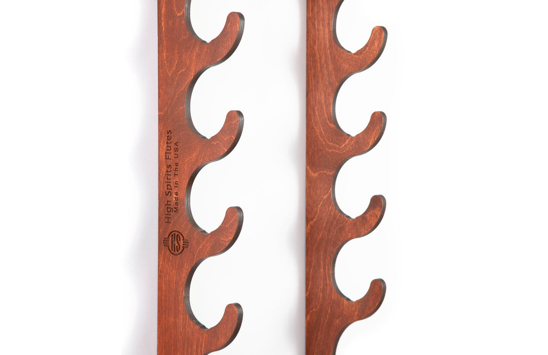 Six Flute Eco Wall Display: Cognac