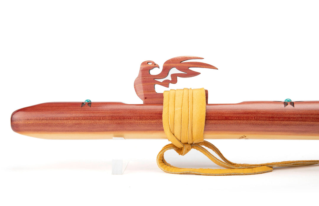 High Spirits Flutes Red Tail Hawk - G - Aromatic Cedar &amp; Turquoise