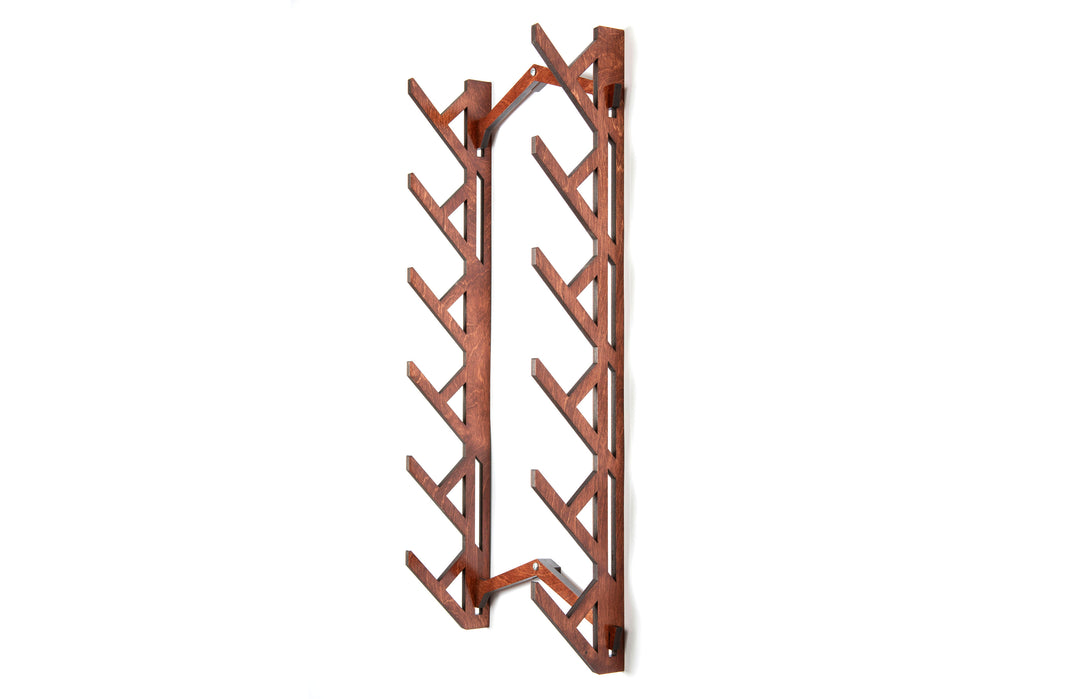 Six Flute Branch Wall Display: Cognac