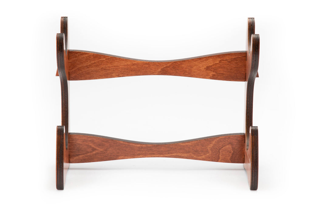 High Spirits Flutes Double Flute Eco Stand-Cognac