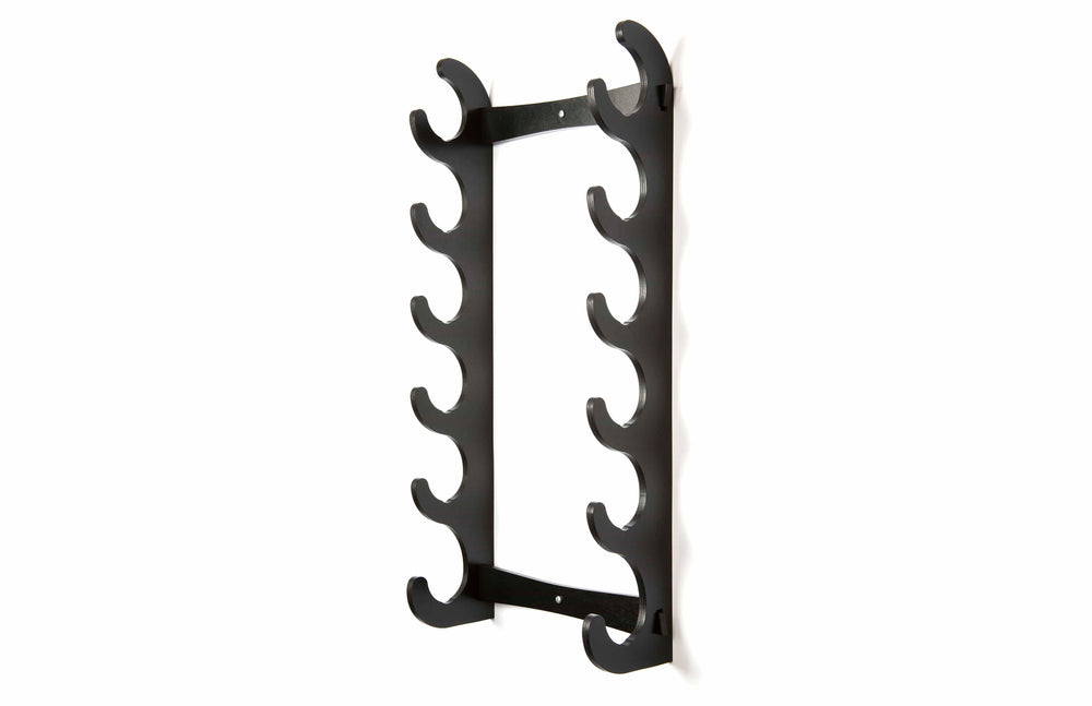 High Spirits Flutes Six Flute Eco Wall Display - Black
