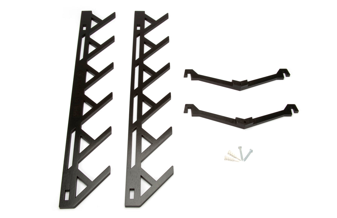 Six Flute Branch Wall Display: Black