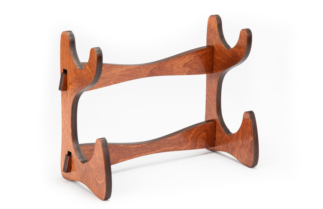High Spirits Flutes Double Flute Eco Stand-Cognac