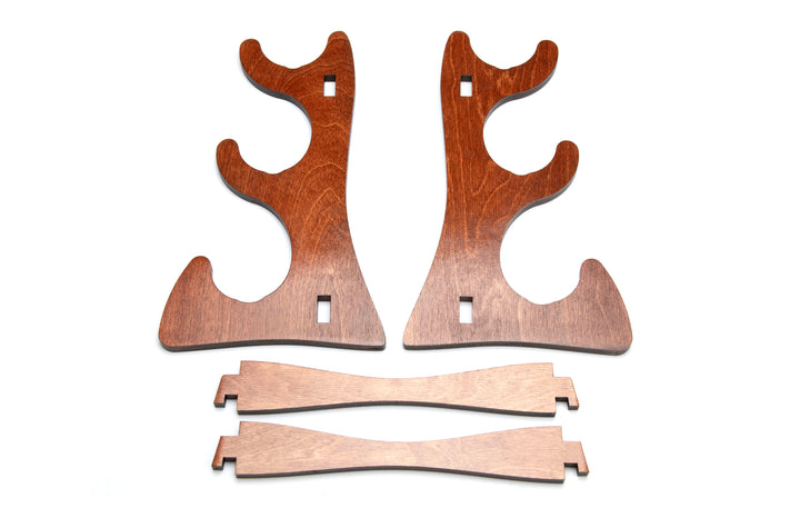 Triple Flute Eco Stand-Cognac