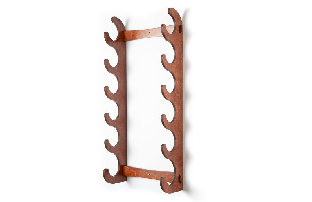 Six Flute Eco Wall Display: Cognac