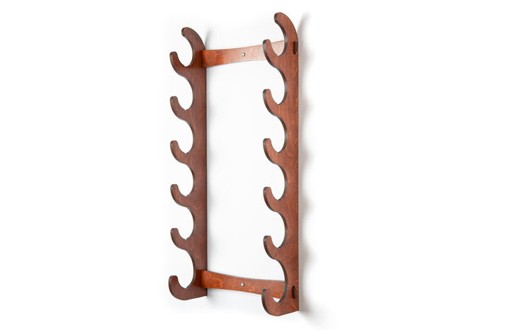 Six Flute Eco Wall Display: Cognac
