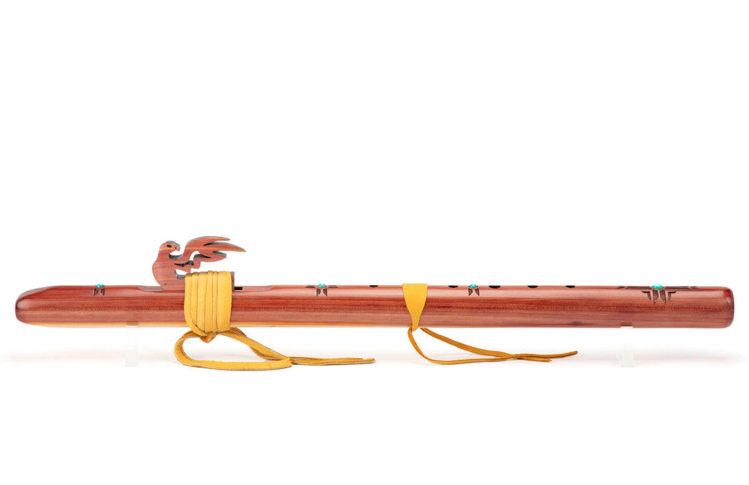High Spirits Flutes Red Tail Hawk - G - Aromatic Cedar &amp; Turquoise