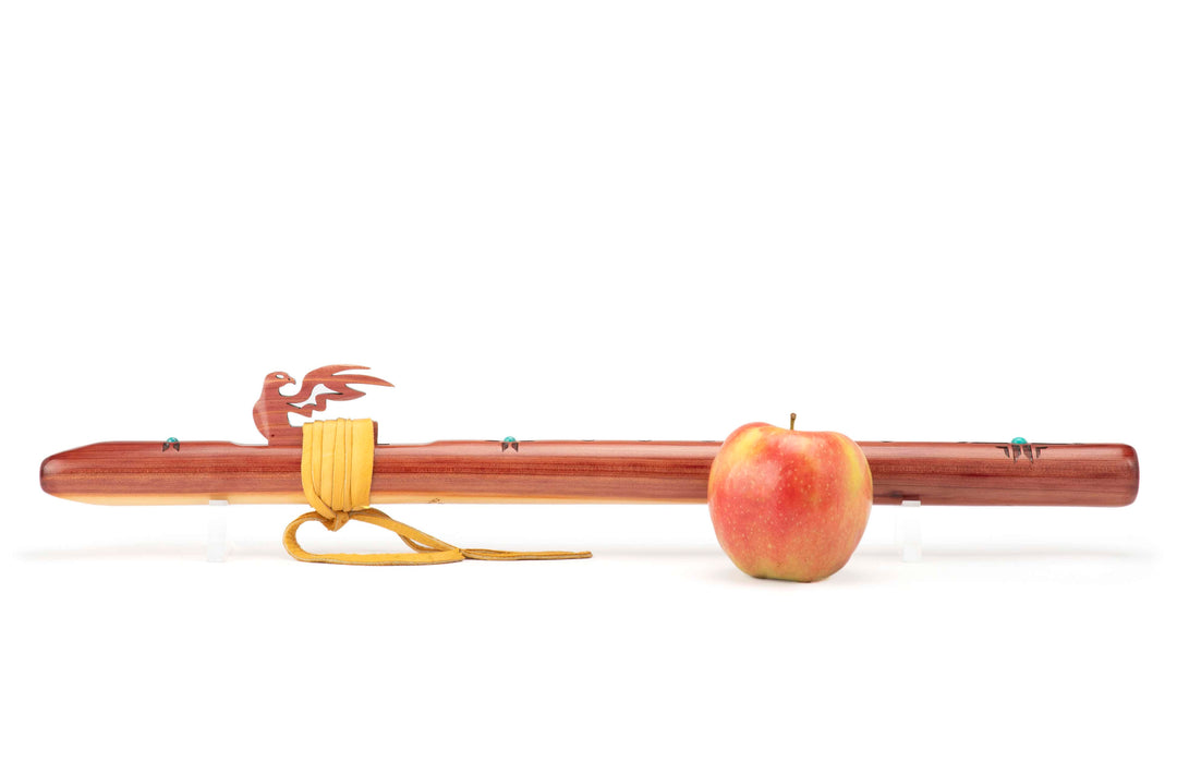 High Spirits Flutes Red Tail Hawk - G - Aromatic Cedar &amp; Turquoise