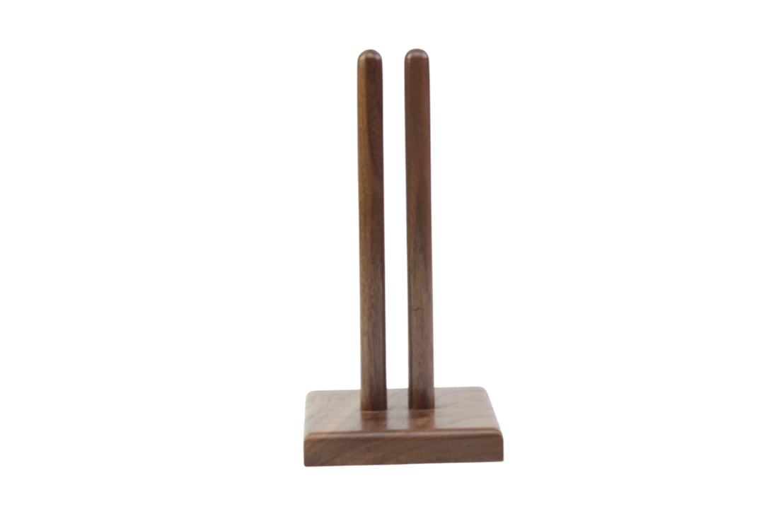 Single Nova Flute Stand - Walnut