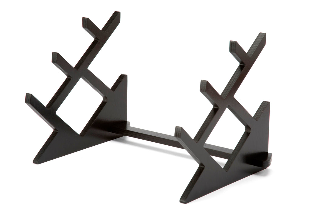 Multi Flute Elevated Stand - Black