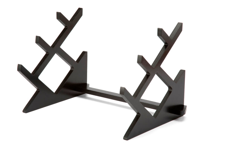 Multi Flute Elevated Stand - Black