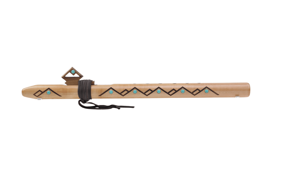 High Spirits Flutes Mountain Signature 'G' Quilted Maple