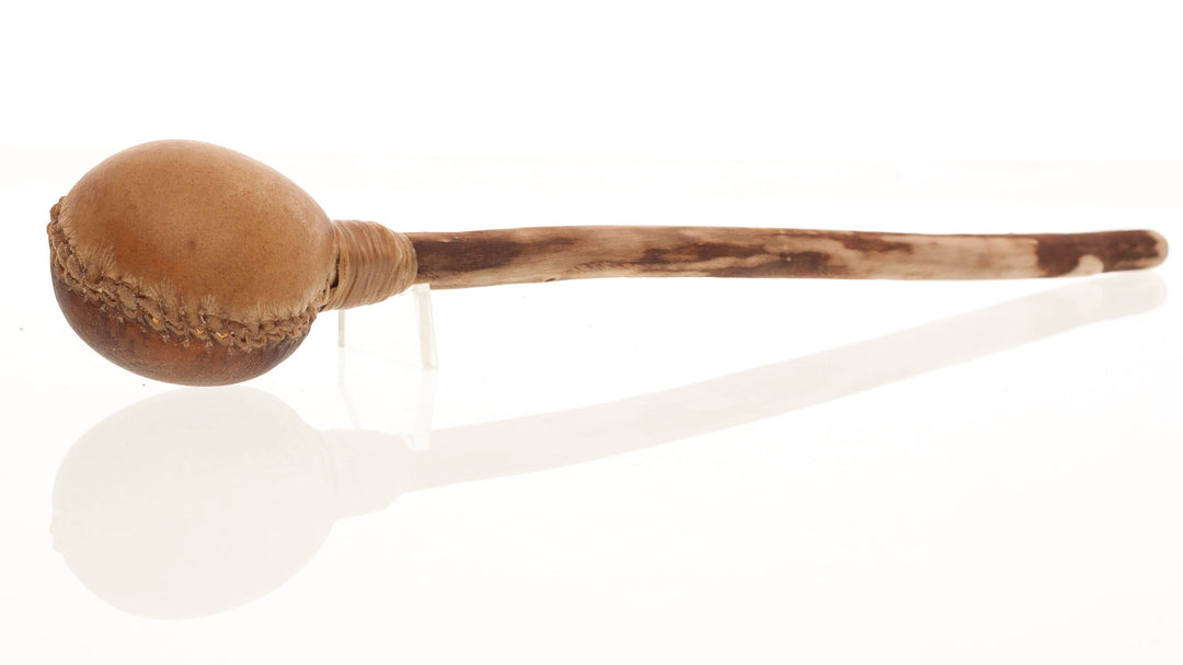 High Spirits Flutes Preservation Collection Rattle - Stitched Hide Rattle & Wood Handle