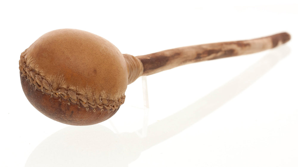 High Spirits Flutes Preservation Collection Rattle - Stitched Hide Rattle & Wood Handle
