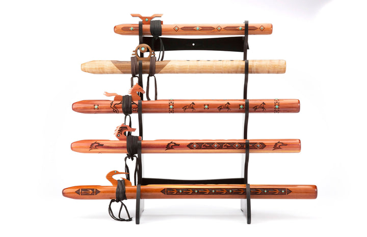 High Spirits Flutes Five Flute Eco Stand - Black