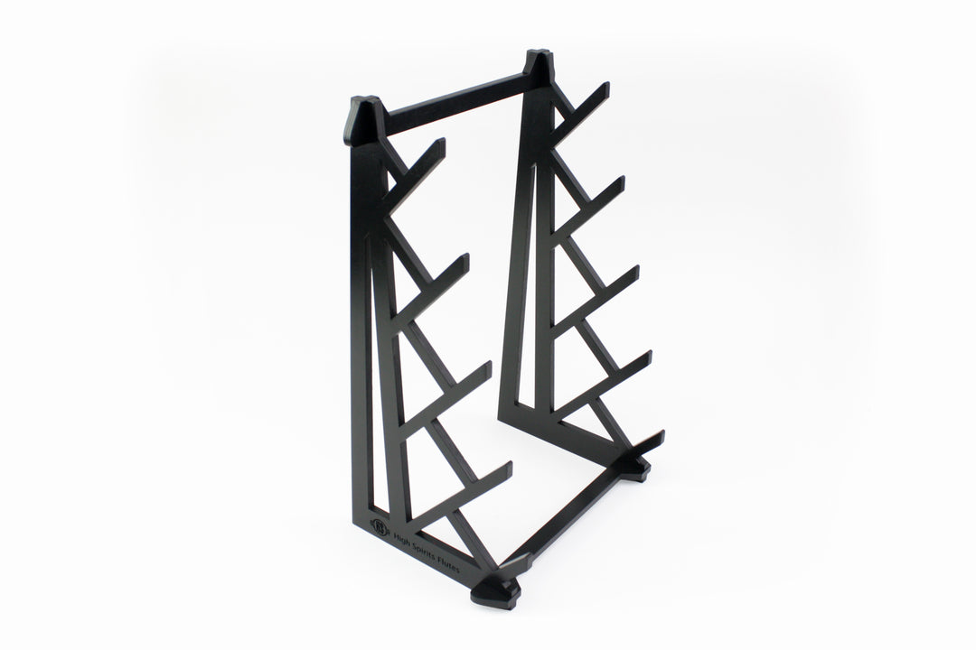 Five Flute Branch Tabletop Stand - Black