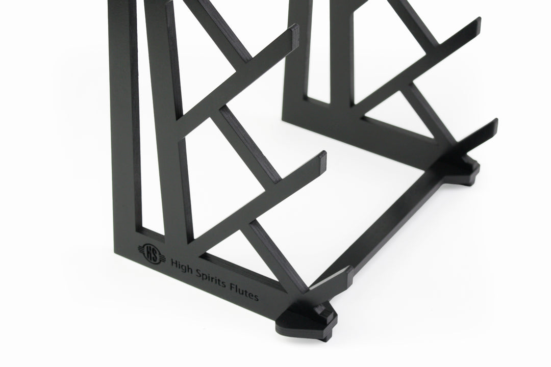 Five Flute Branch Tabletop Stand - Black