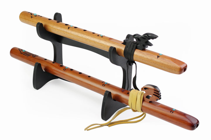 Double Flute Eco Stand Black