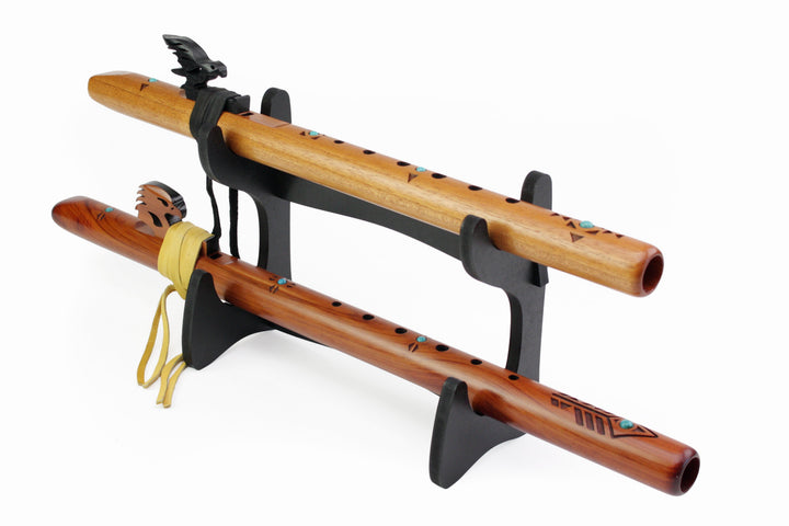Double Flute Eco Stand Black