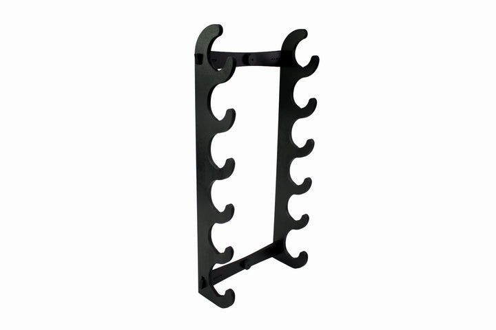 Six Flute Wall Display Black
