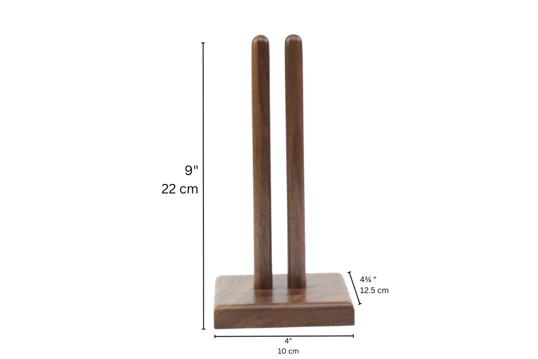 Single Nova Flute Stand - Walnut
