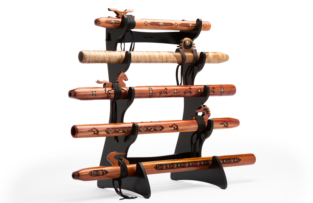 High Spirits Flutes Five Flute Eco Stand - Black