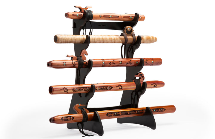 High Spirits Flutes Five Flute Eco Stand - Black